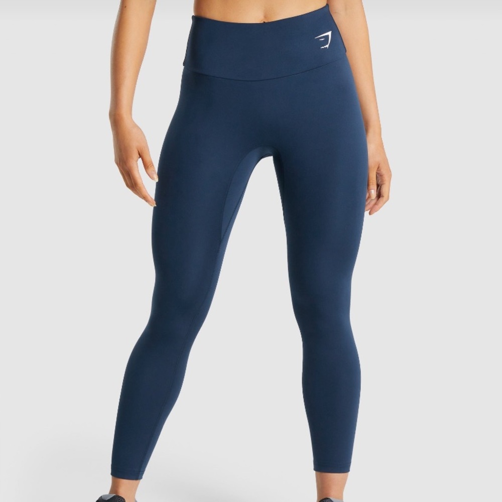 Navy gymshark training leggings